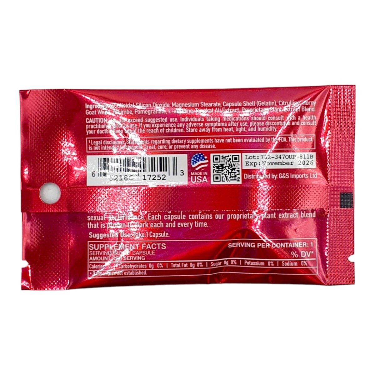 2X Alpha CAP Max Testosterone Booster EXP : 11/26 (US Seller)