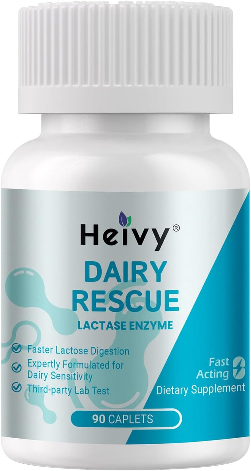 Lactase Enzyme 3000 FCC Dairy Relief Fast Acting Supplement, Lactose Intolera…