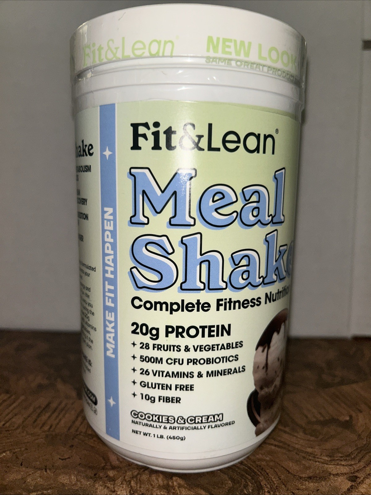 Meal Shake, Complete Fitness Nutrition, Cookies & Cream, 1 lb (450 g) Exp.06/26