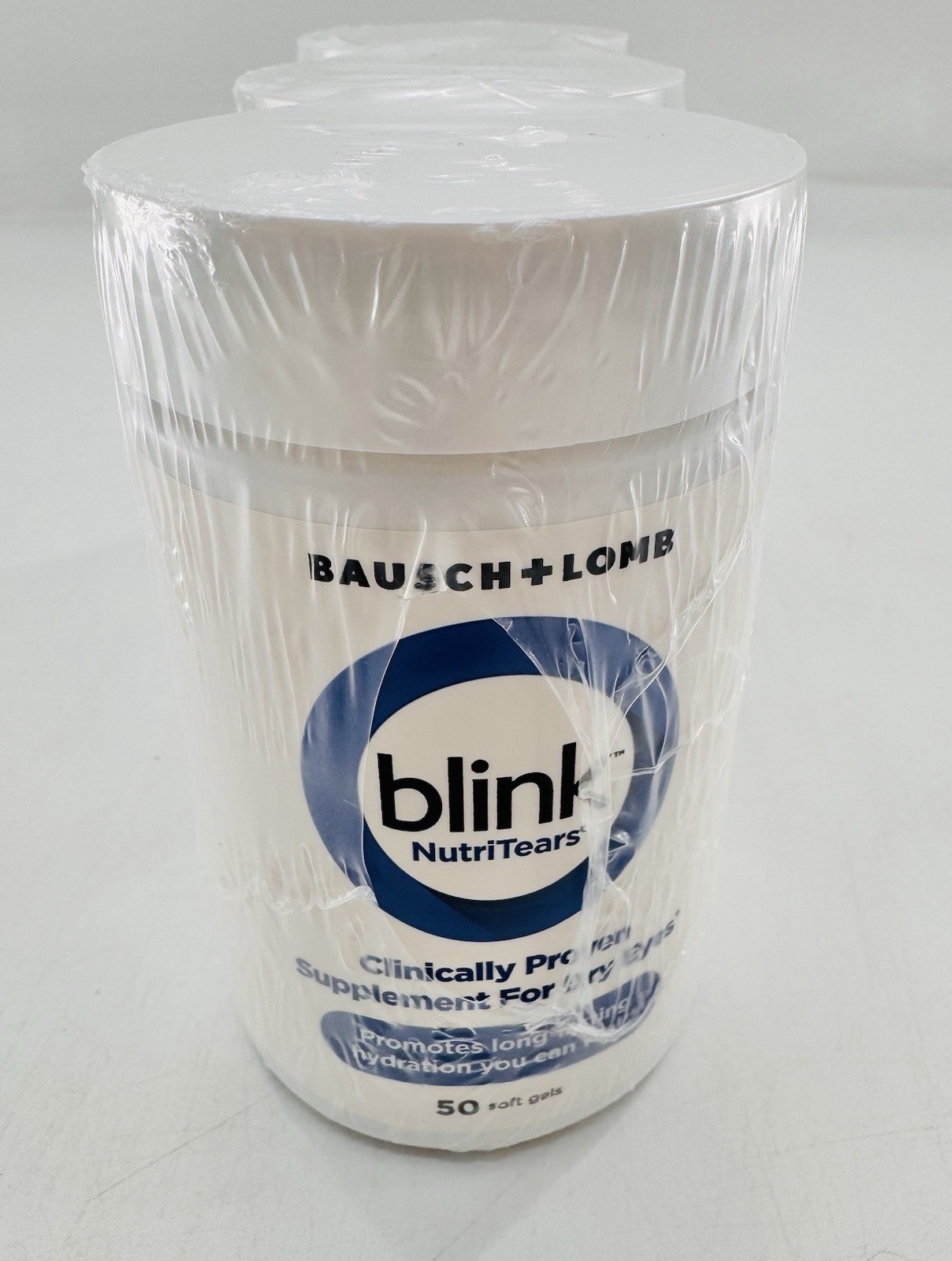 Blink NutriTears Supplement Dry Eyes NEW 3pk 50 Softgels Menopause Bausch & Lomb