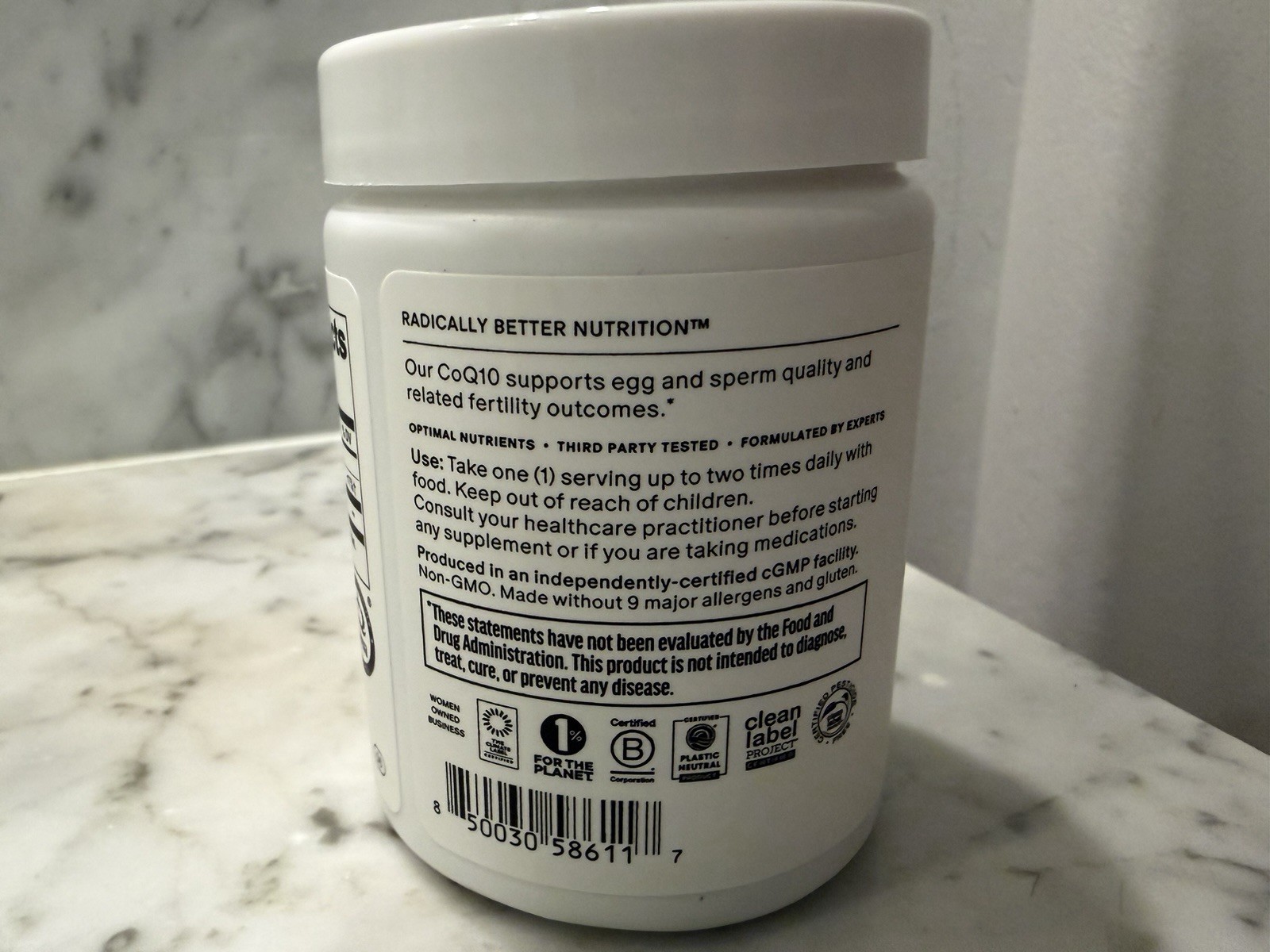 Needed Dietary Supplement CoQ10 30 Softgels Sealed Bottle Exp 02/2028