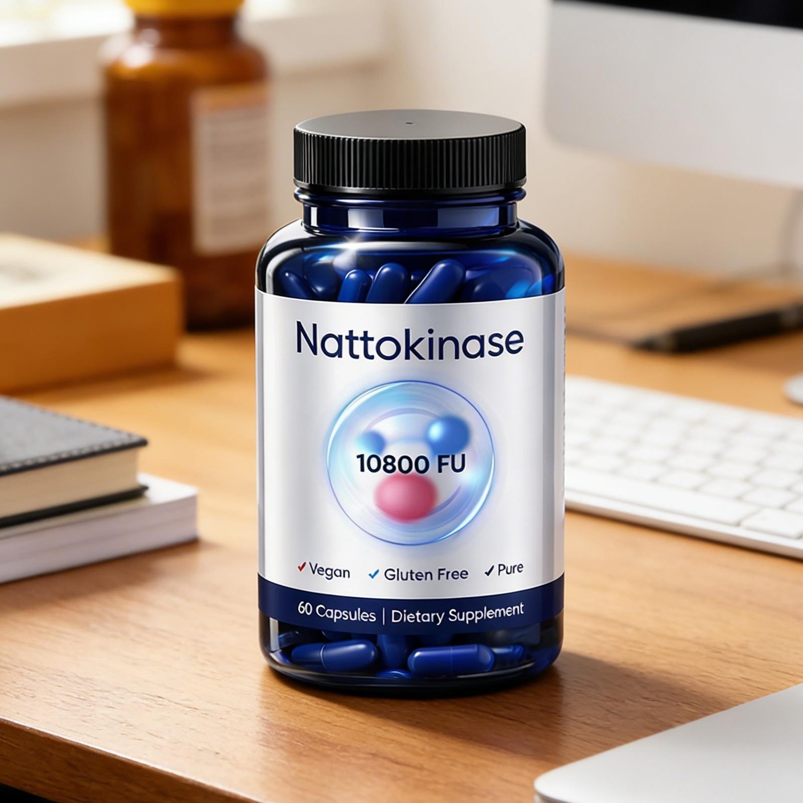 supplemental Nattokinase – 10800 FU Enhanced Health Booster Nutrition 60pcs/box