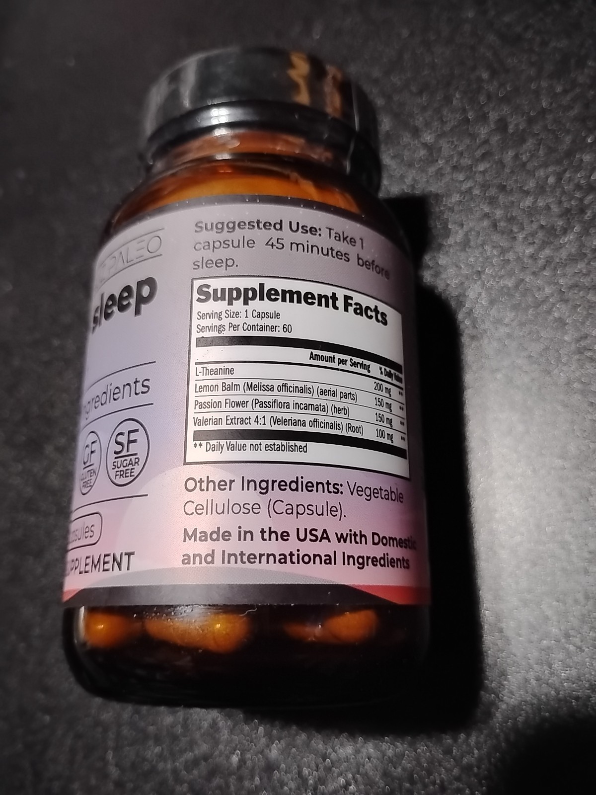 Santa Cruz Paleo Deep Sleep Caps – Sealed New – Exp 10/2026