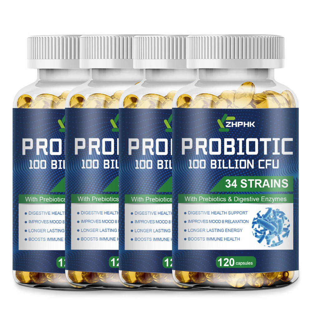 Probiotics 100 Billion CFU Potency Digestive Immune Health 120/240/480 Capsules