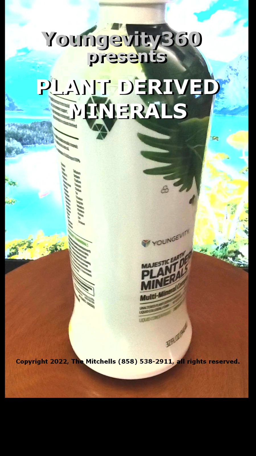 Youngevity360 Plant Derived Minerals Wallach, Ships Free 100% Forever Guarantee
