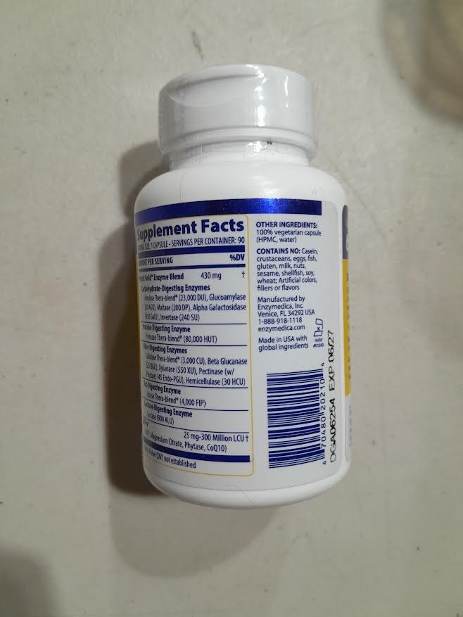 Digest Gold® with ATPro®, Max Strength, 90 Capsules EXP:6/27+