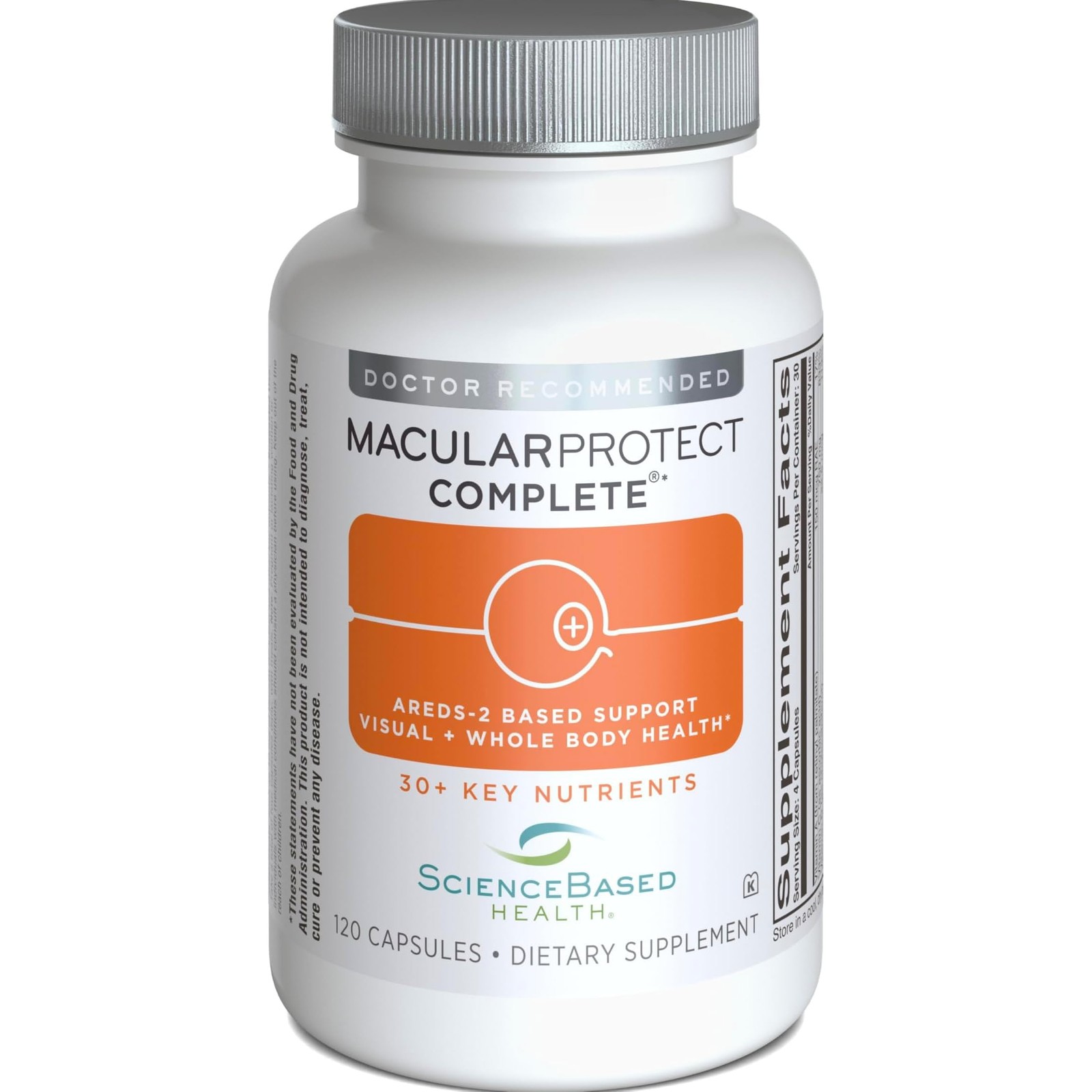 ScienceBased Health MacularProtect Complete – AREDS 2 120 Count (Pack of 1)