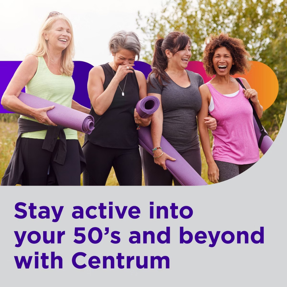 Centrum Silver Women 50+ Multivitamin / Multimineral Dietary Supplement Tablets