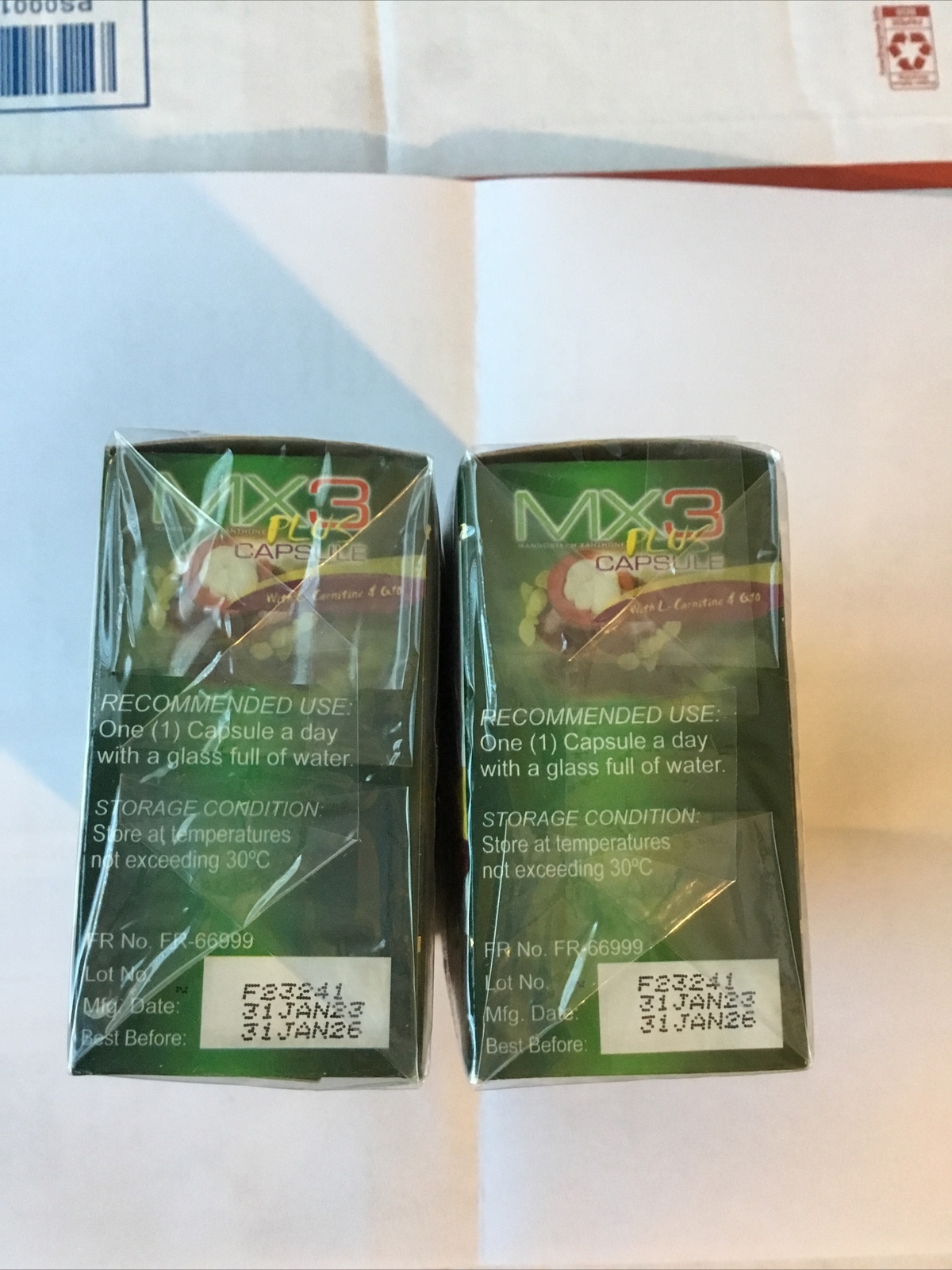 2 BOXES OF MX3 PLUS With L-CARNITINE & Q10, 30 CAPSULES EACH BOX
