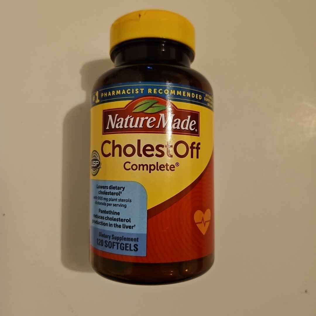 Nature Made Cholestoff Complete Dietary Supplement 120 Softgels Exp 2025+