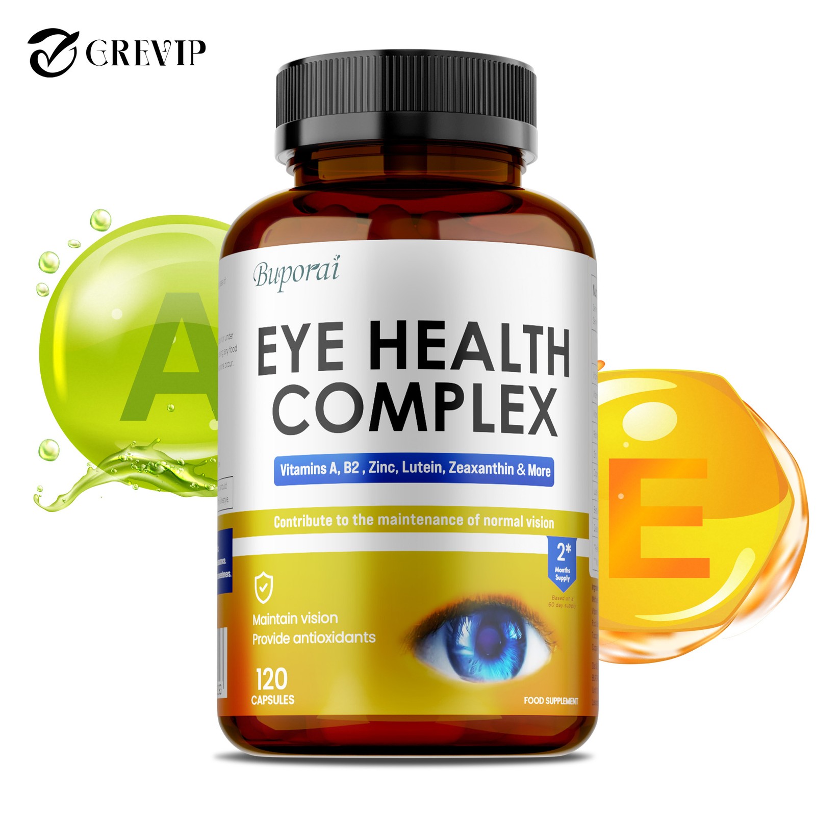 Eye Health Complex 120pcs – Reduce Fatigue and Dry Eyes, Improve Visual Function