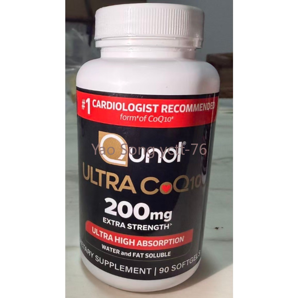  Qunol Ultra CoQ10 200mg | High Absorption Heart Health Softgels, 90 Count
