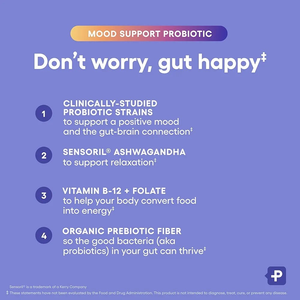 Physician’s Choice Mood Support Probiotic 30 Capsules Exp 03/11/2027