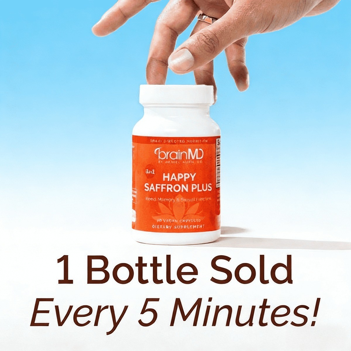 Gluten/Dairy/Egg-Free – BrainMD Happy Saffron Plus: #1 Healthier Happiness