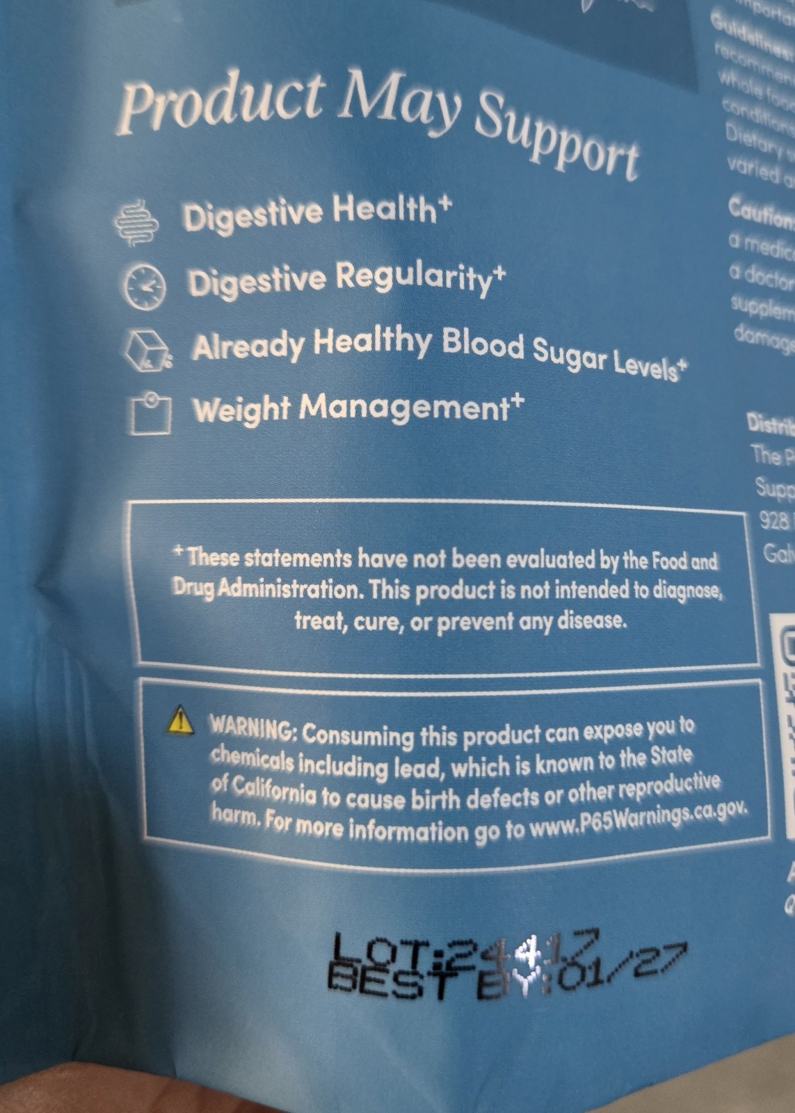 New The “PAUSE” Nutrition Fiber GDX Dietary Supplement Orange Flavor