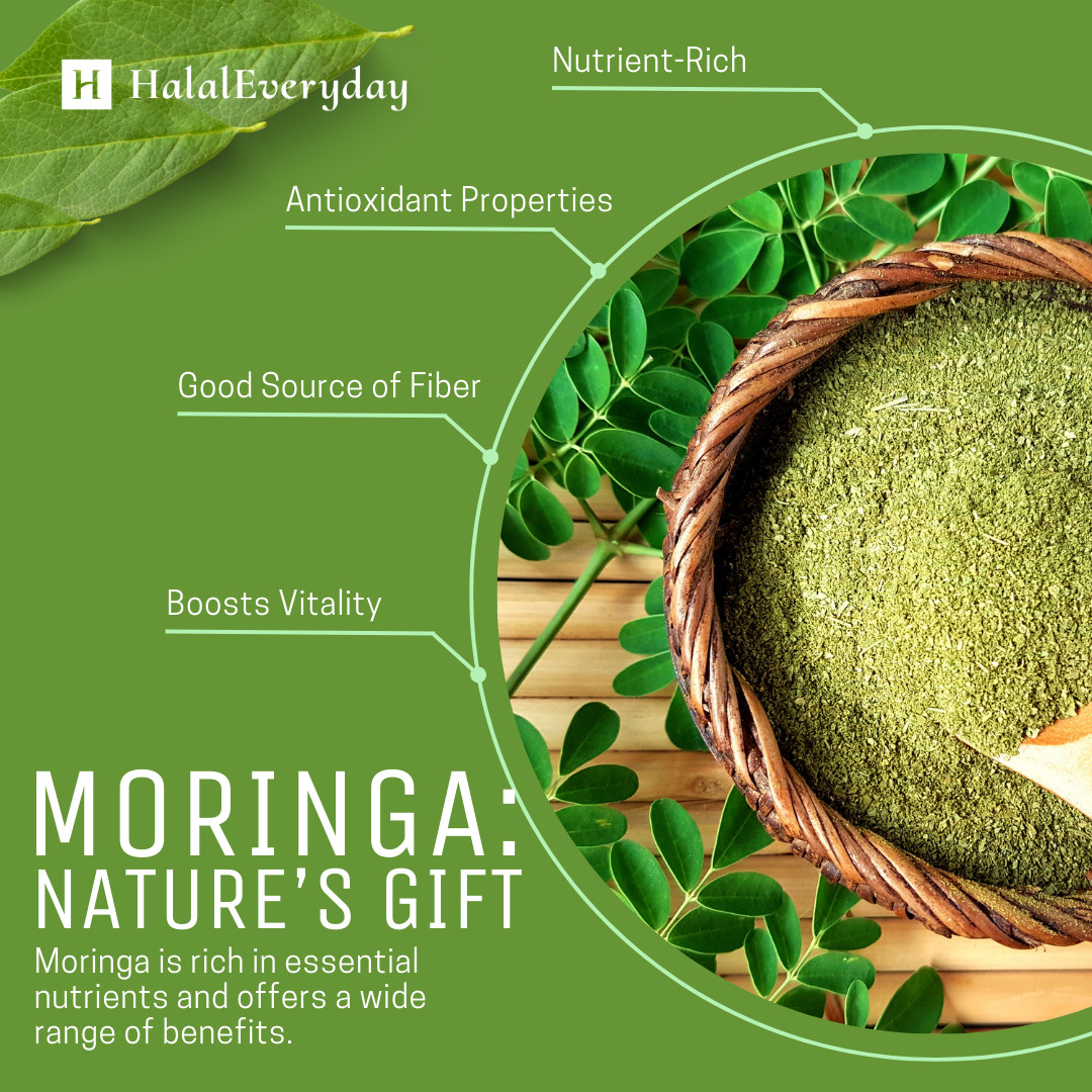 Moringa Leaf Powder Vegan | NON-GMO Multi-Vitamin | Antioxidants | Alkalizing