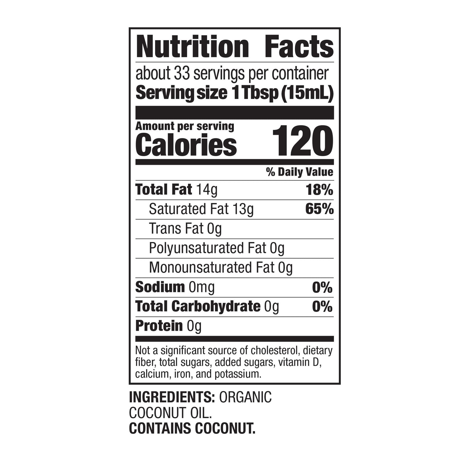 Organic Coconut MCT Oil Energy Boost Keto C8 C10 Gluten Free 16.9 o