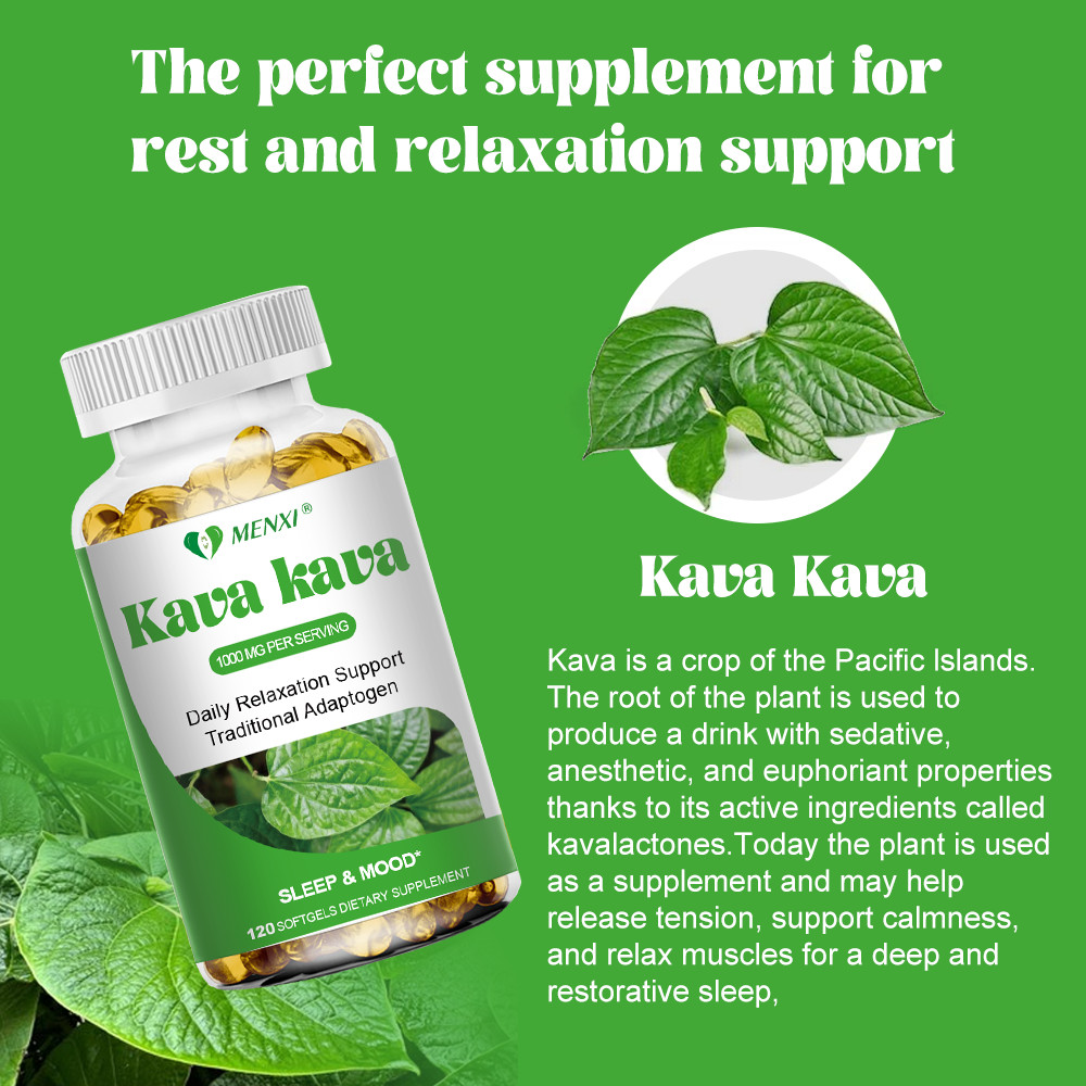 Natural Relaxing Mood Sleep Support 120 Vegan Capsules 1000mg Extra Strength USA
