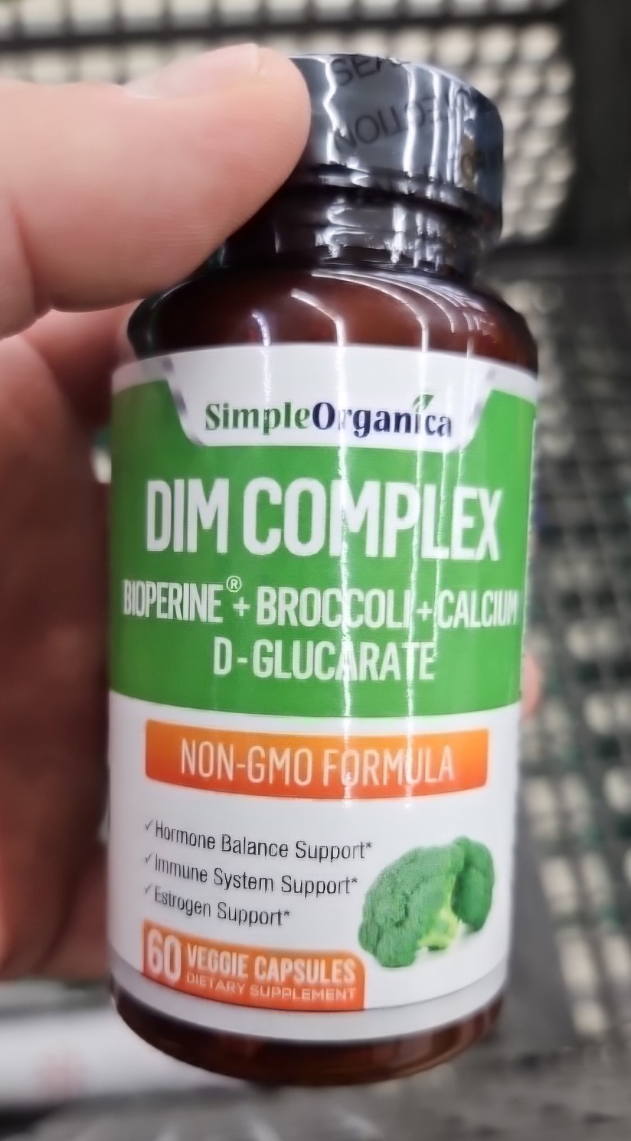 DIM Supplement (Diindolylmethane) 300mg BioPerine Calcium D-Glucarate …60 caps
