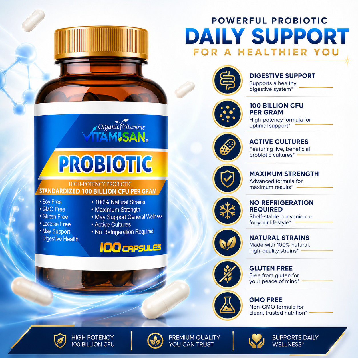 200 ULTRA PROBIOTIC 100 Billion CFUs NOW ULTIMATE FLORA PRIMAL NATURES ORGANIC V