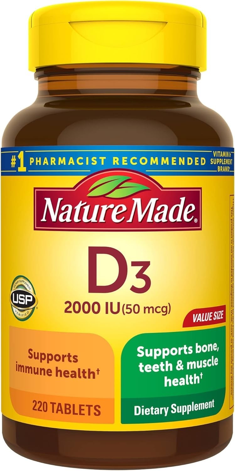 Nm Vitamin D 2000oiu Size 220ct Pv Vitamin D 2000oiu 220ct Exp: 02/2026