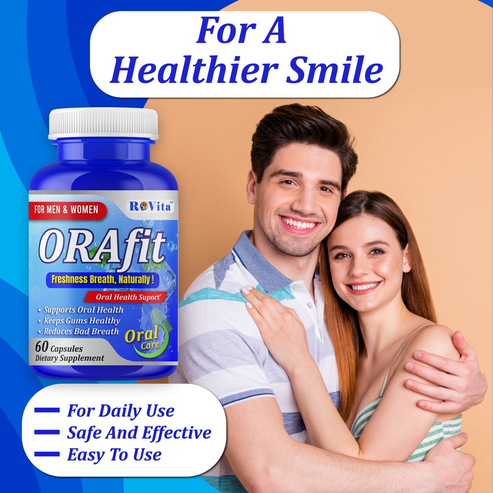 Oral Breath Freshener Dental Probiotics –Oral Health Supplement for Fresh Breath
