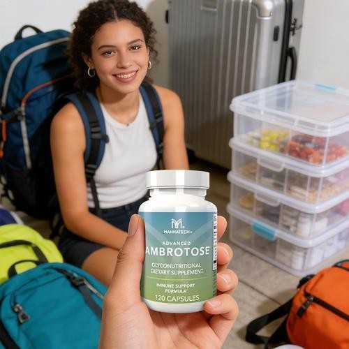 Advanced Mannatech Ambrotose Capsules 120 Count | Dietary Supplement