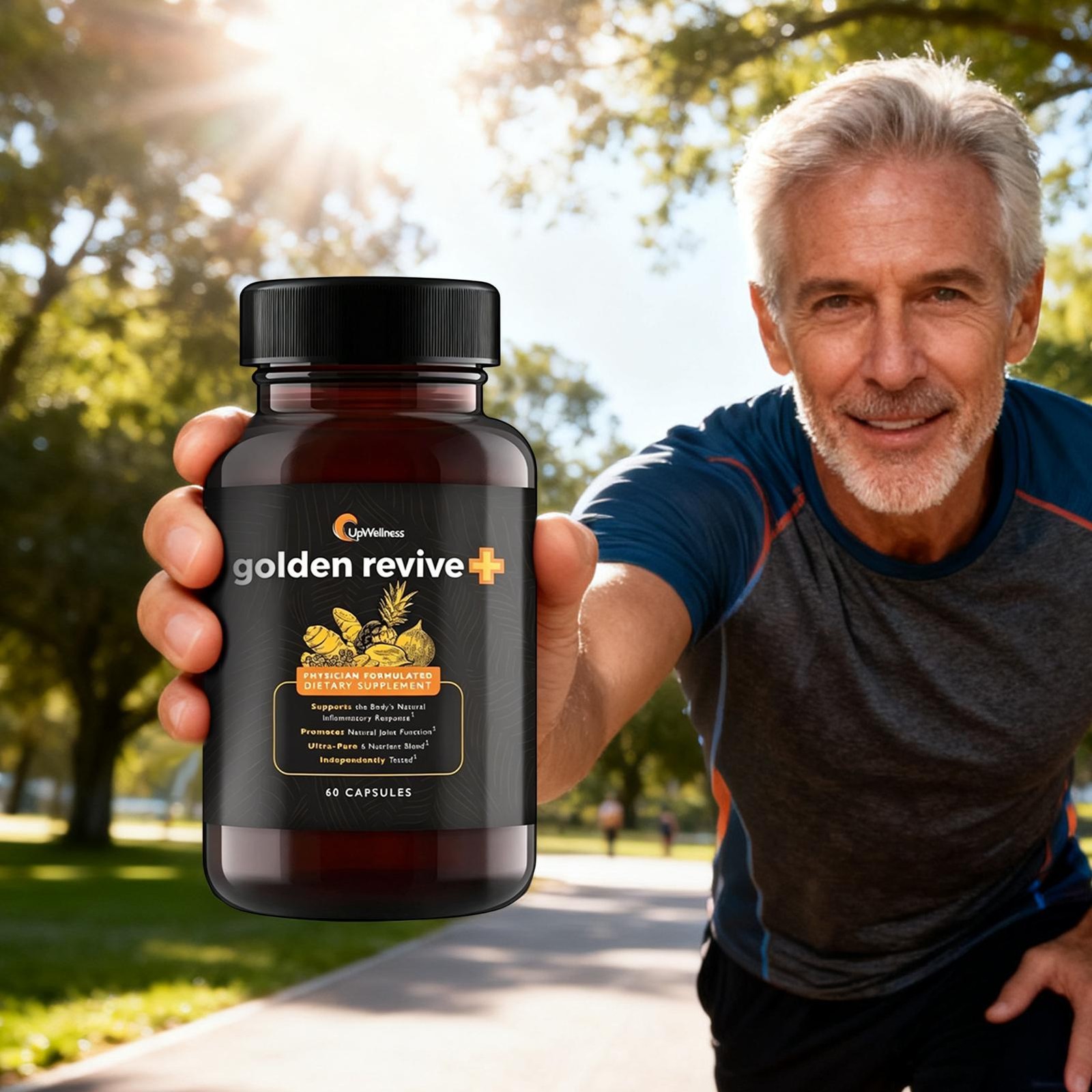 UpWellness Golden Revive+ Joint Support 60ct 1 Month Supply