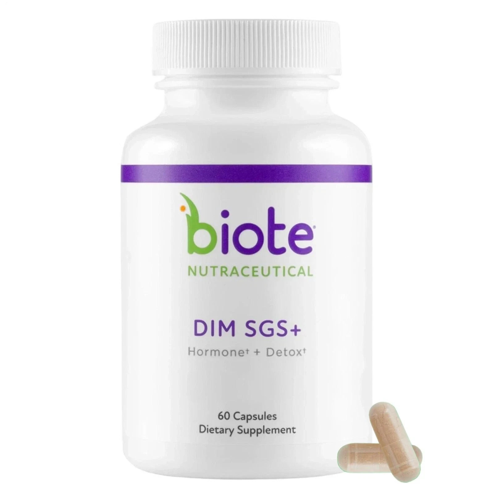 3Pack Biote Nutraceutical – DIM SGS+, + Detox – 60 Capsules
