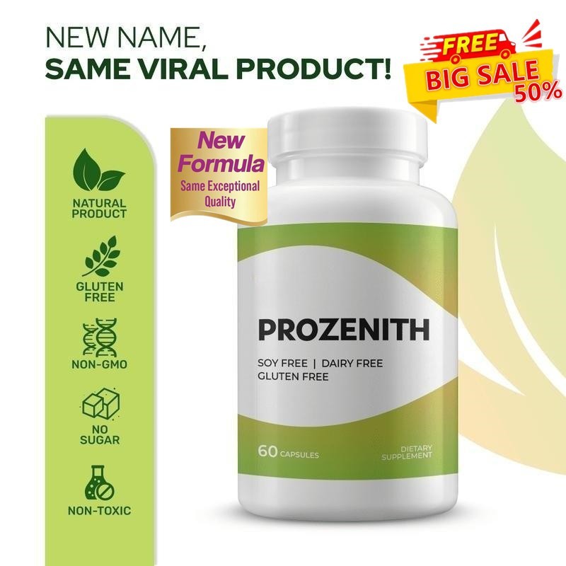 Fat Zinc Capsules Prozenith Soy Free | Dairy Free Gluten Free Enhance Immune S T