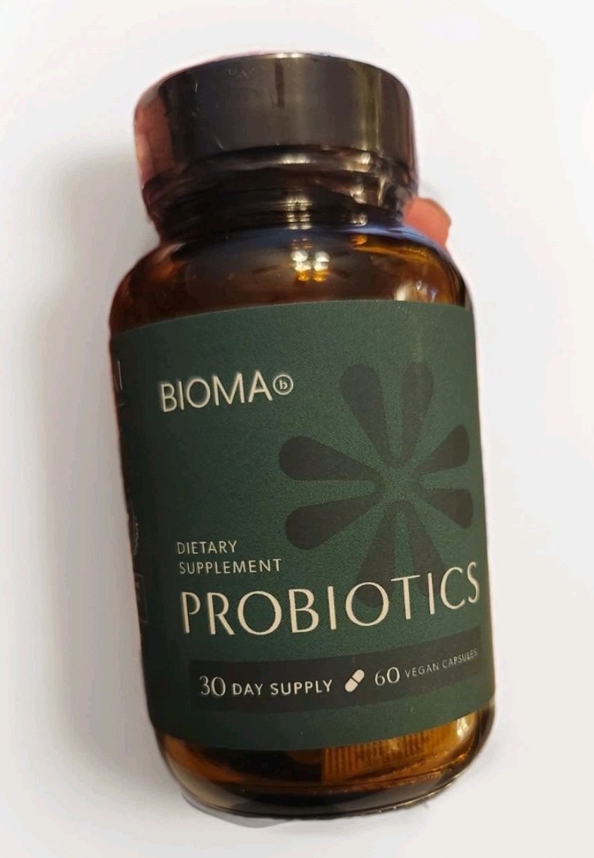 Bioma Probiotics Dietary Supplement for Digestive & Gut Health 60 Caps Exp 04/27
