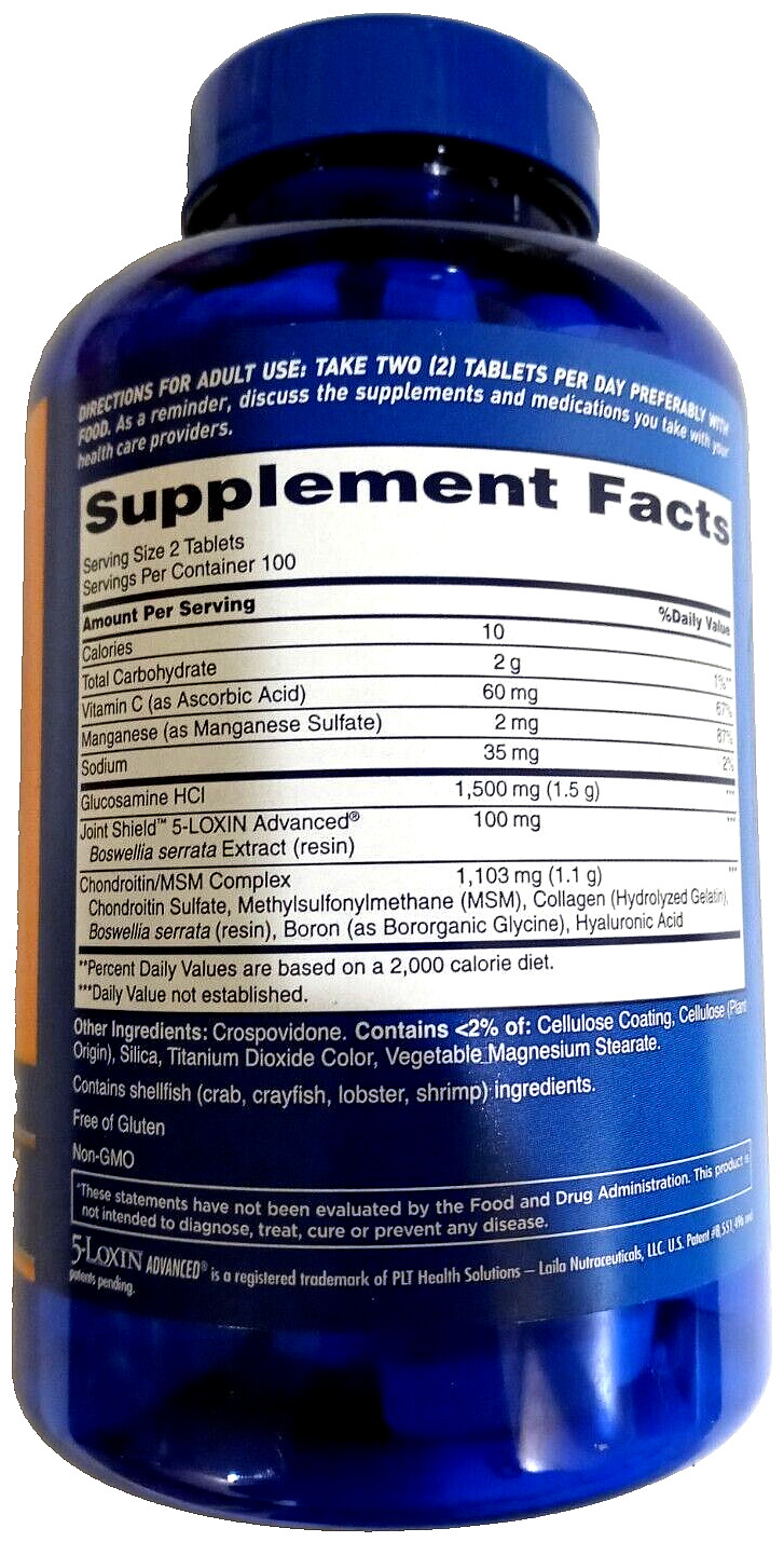 Osteo Bi-Flex Triple Strength Joint Health & Shield 200 Tabs EXP 01/2026