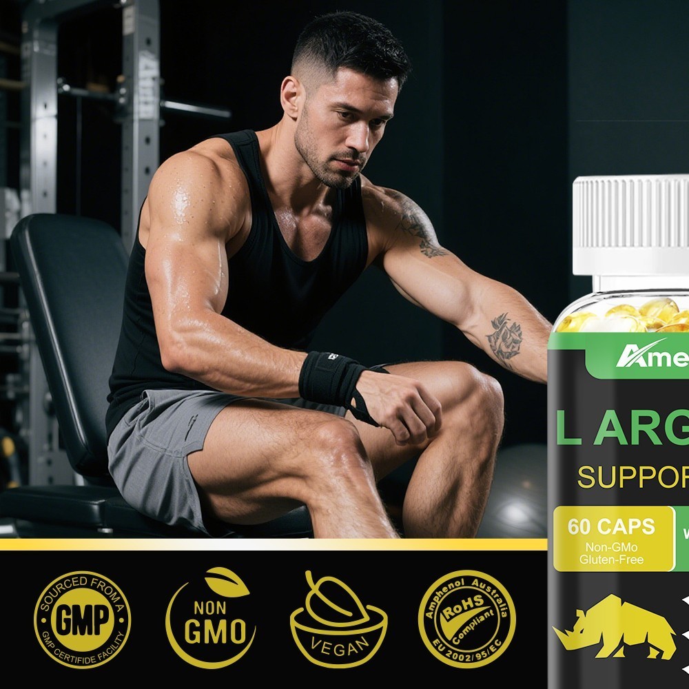 Nitric Oxide Booster L-Arginine, L-Citrulline 3000mg 60/120 Caps HIGHEST POTENCY