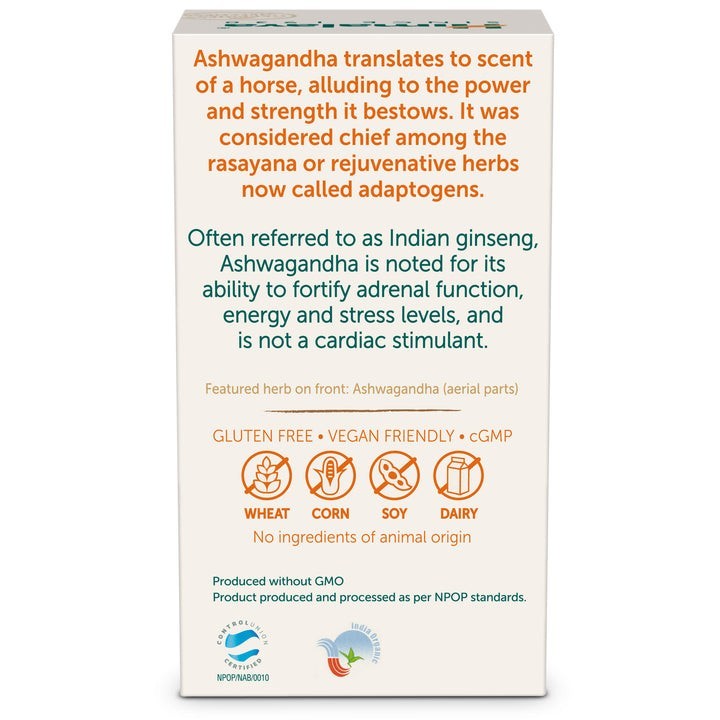 Himalaya | Organic Ashwagandha | Stress Support | Herbal Supplement | 60 Tablets