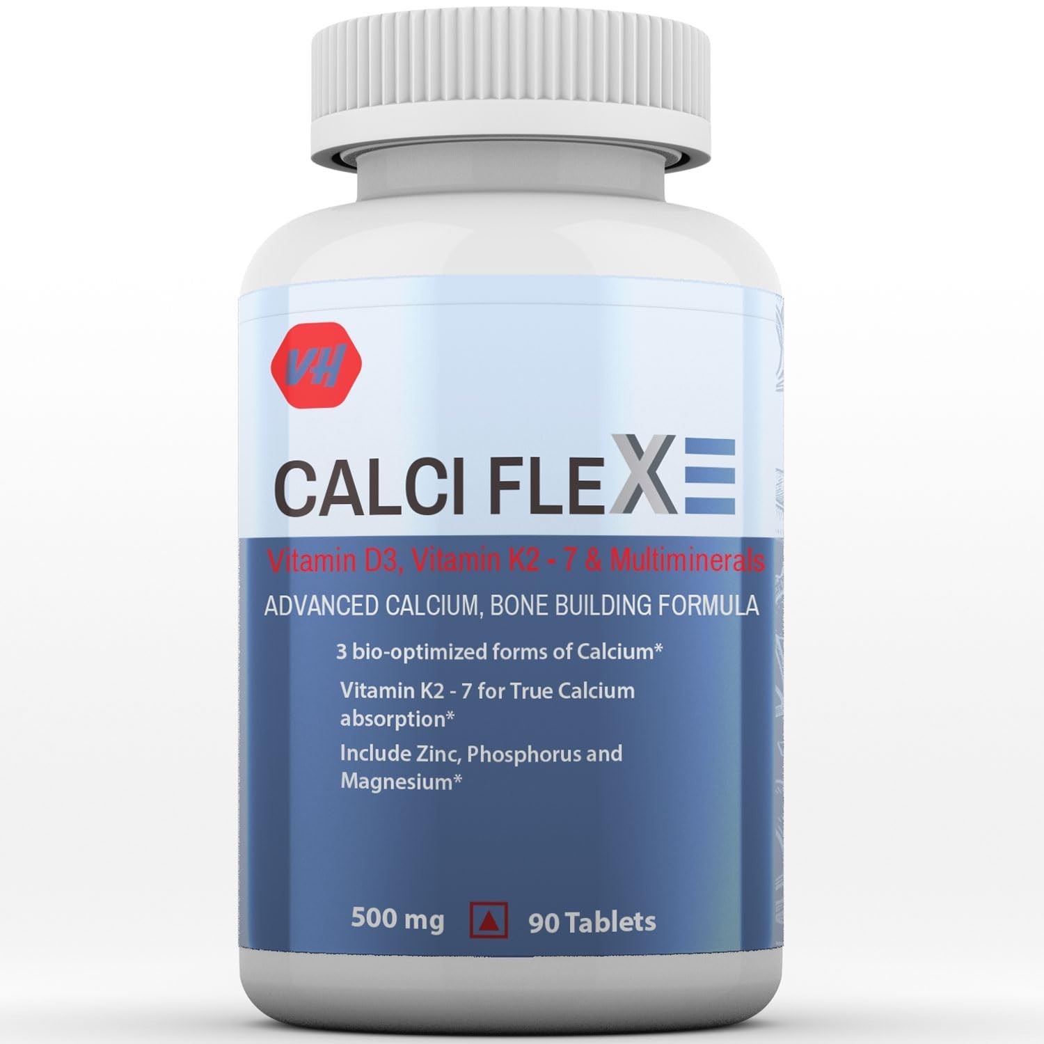 Vitamin.Haat Calciflex Calcium D3 K2 MK7 90 Tabs Pack of 5