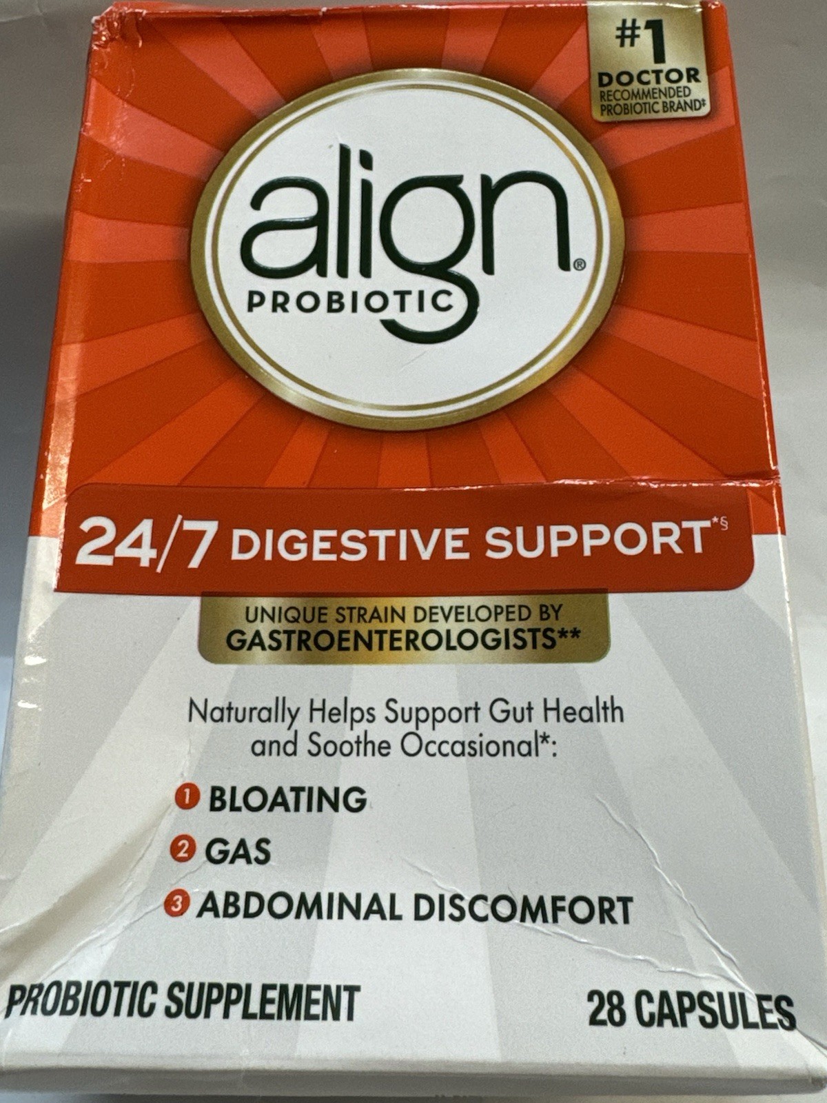 align probiotics 28 capsules exp 2028 scuffed box