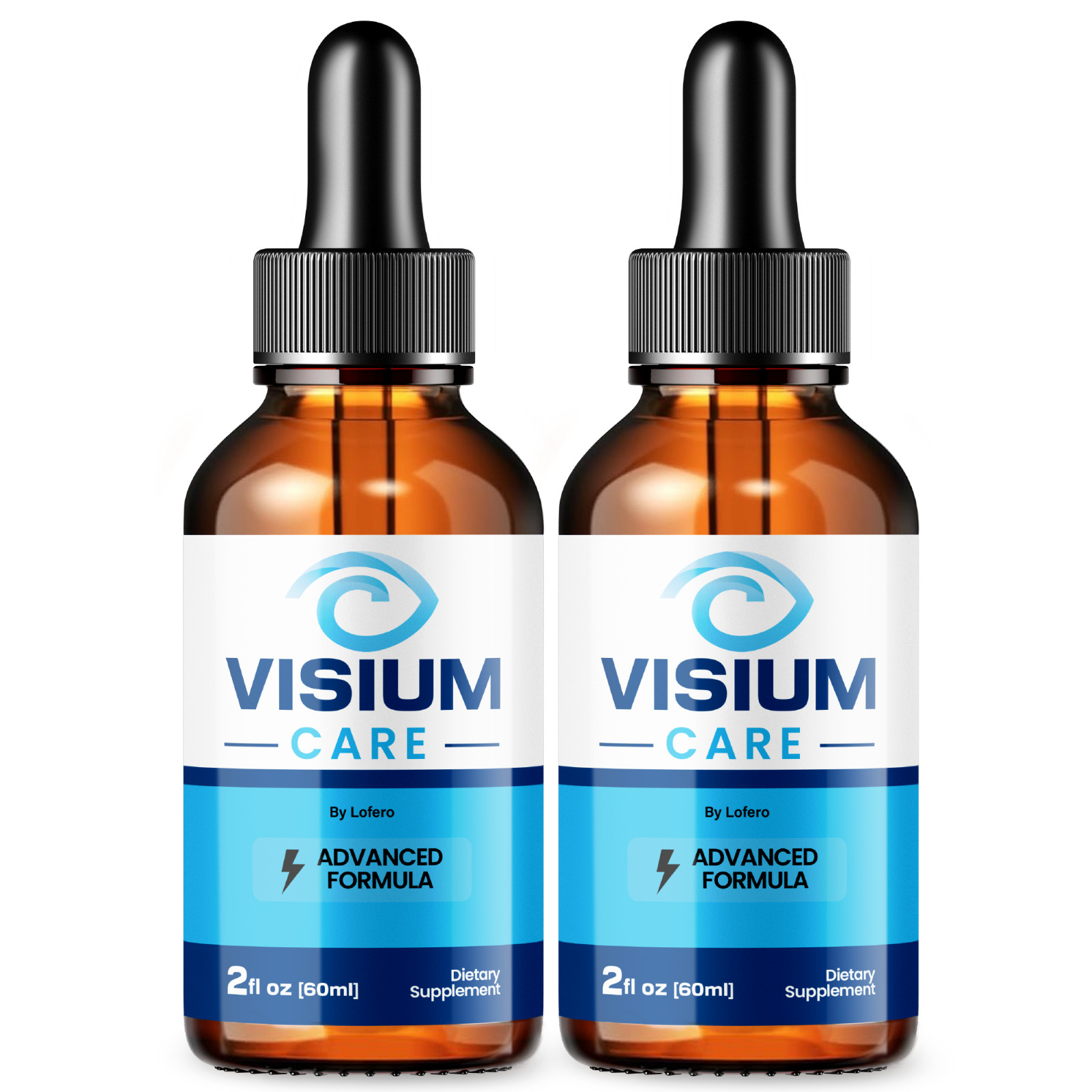 (2 Pack) Visium Care Eye Drops for Vision VisiumCare Supplement Formula (4 oz)