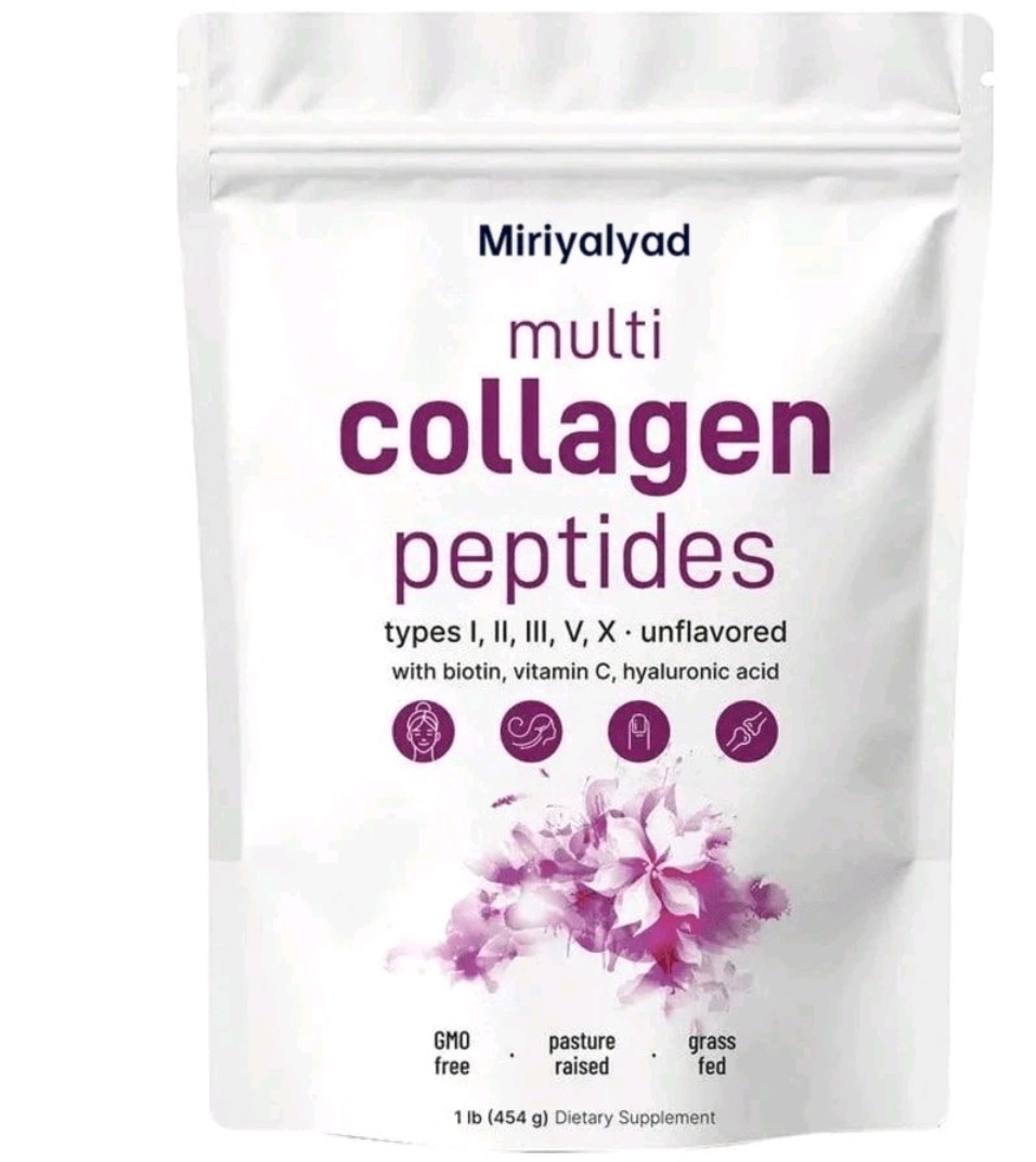 Micro Ingredients Multi Collagen Peptides Powder, 1lb