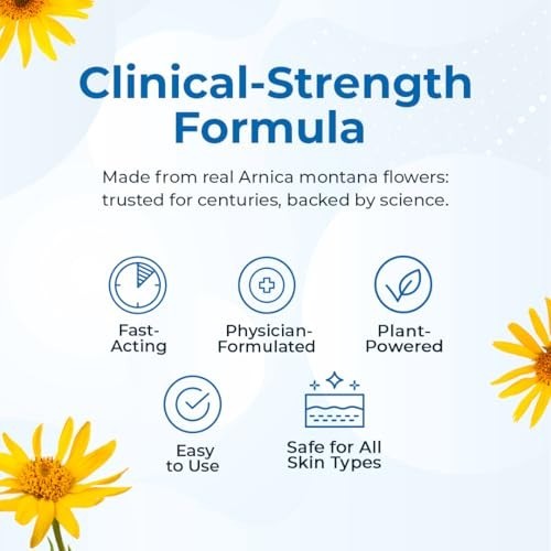 Arnica Montana Tablets & Gel Bundle – Relief for Bruising, Swelling & Soreness,