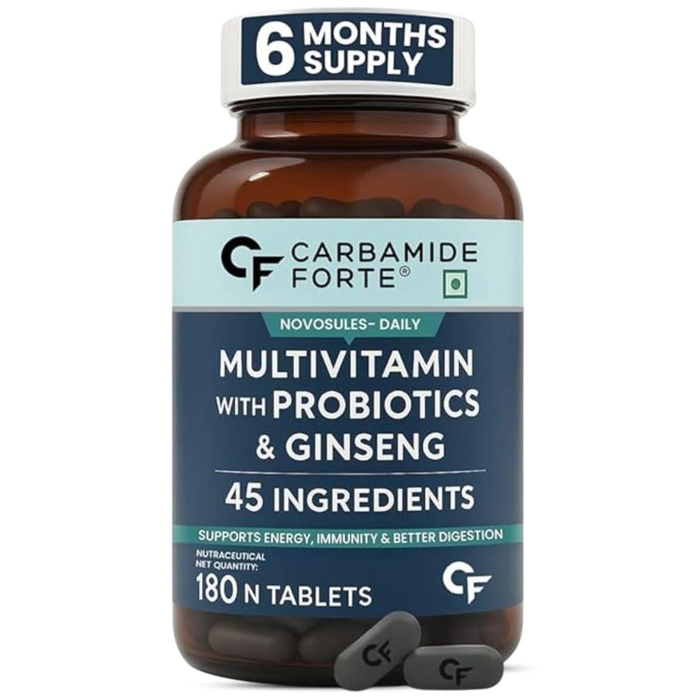Carbamide Forte Multivitamin for Men Gym 180 Tablets Energy Immunity Support