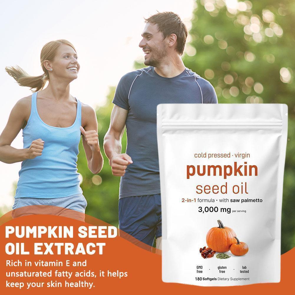 Seed Pumpkin Oil Saw Palmetto 3000 mg Per Serving -Bladder & Prostate Health