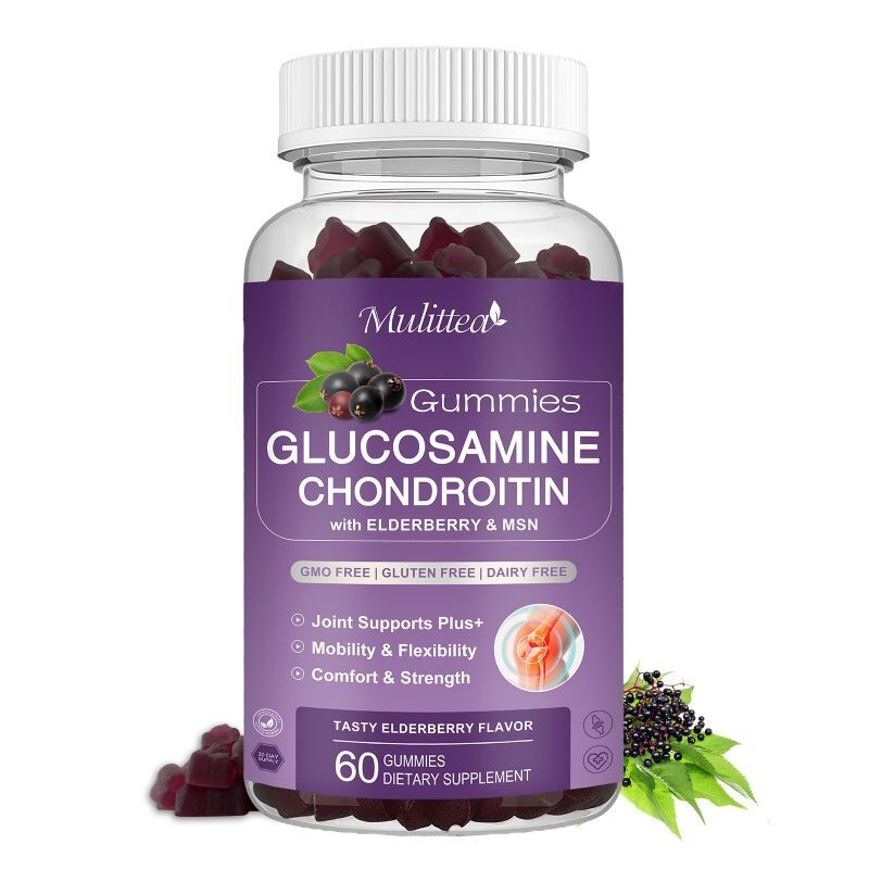 Glucosamine Chondroitin Gummies & MSM 3100mg – Triple Strength Joint Support