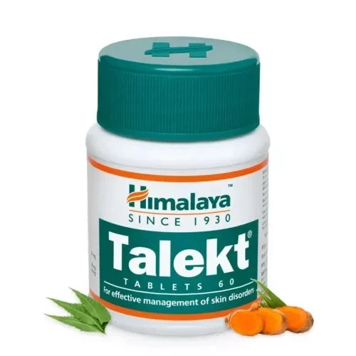 Himalaya TALEKT Tablet Pack of 5 x 60 For Skin health FREE SHIP 2028