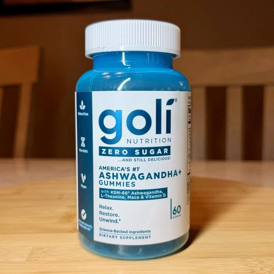 3 PACK Goli Zero Sugar ACV+,Pre+Post+Probiotics, and Ashwagandha+ Gummies Bundle