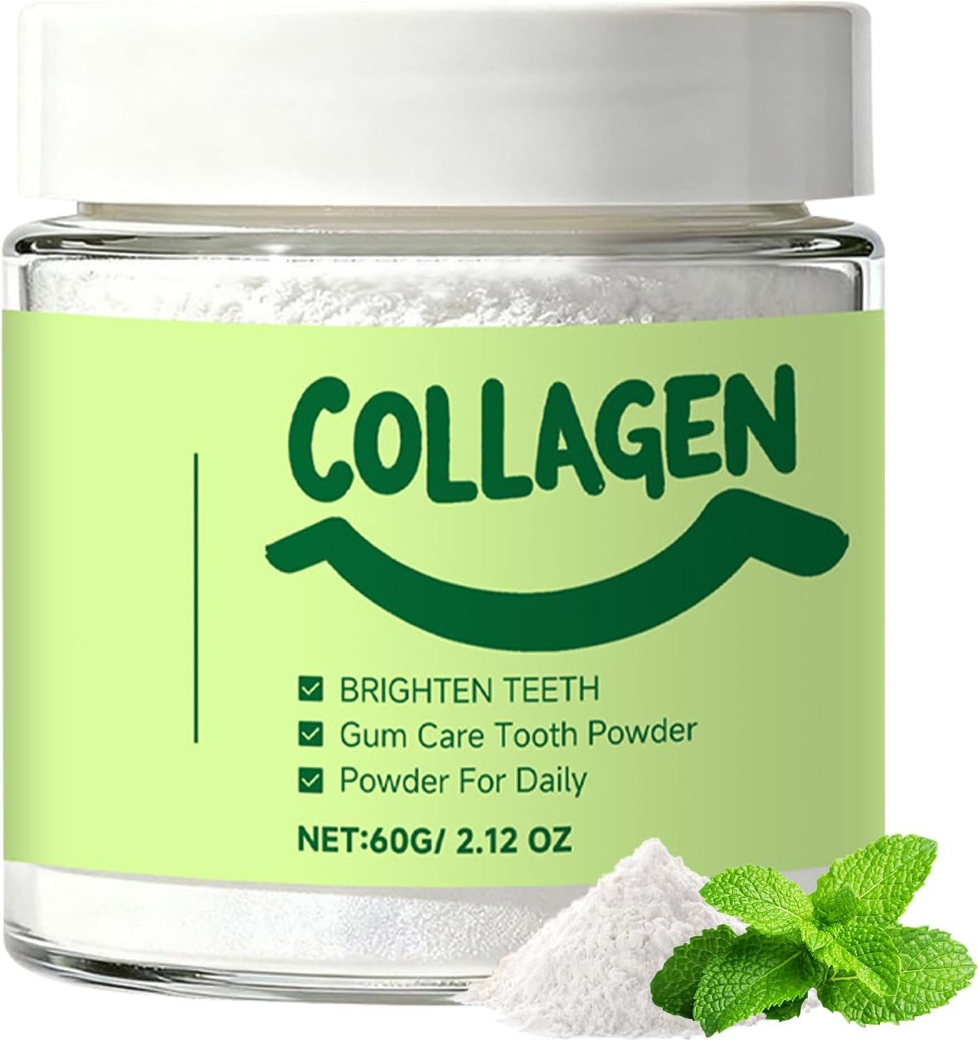 Collagen Powder for Gums, Collagens Tooth Powder, Smile Strengthening Collagen P