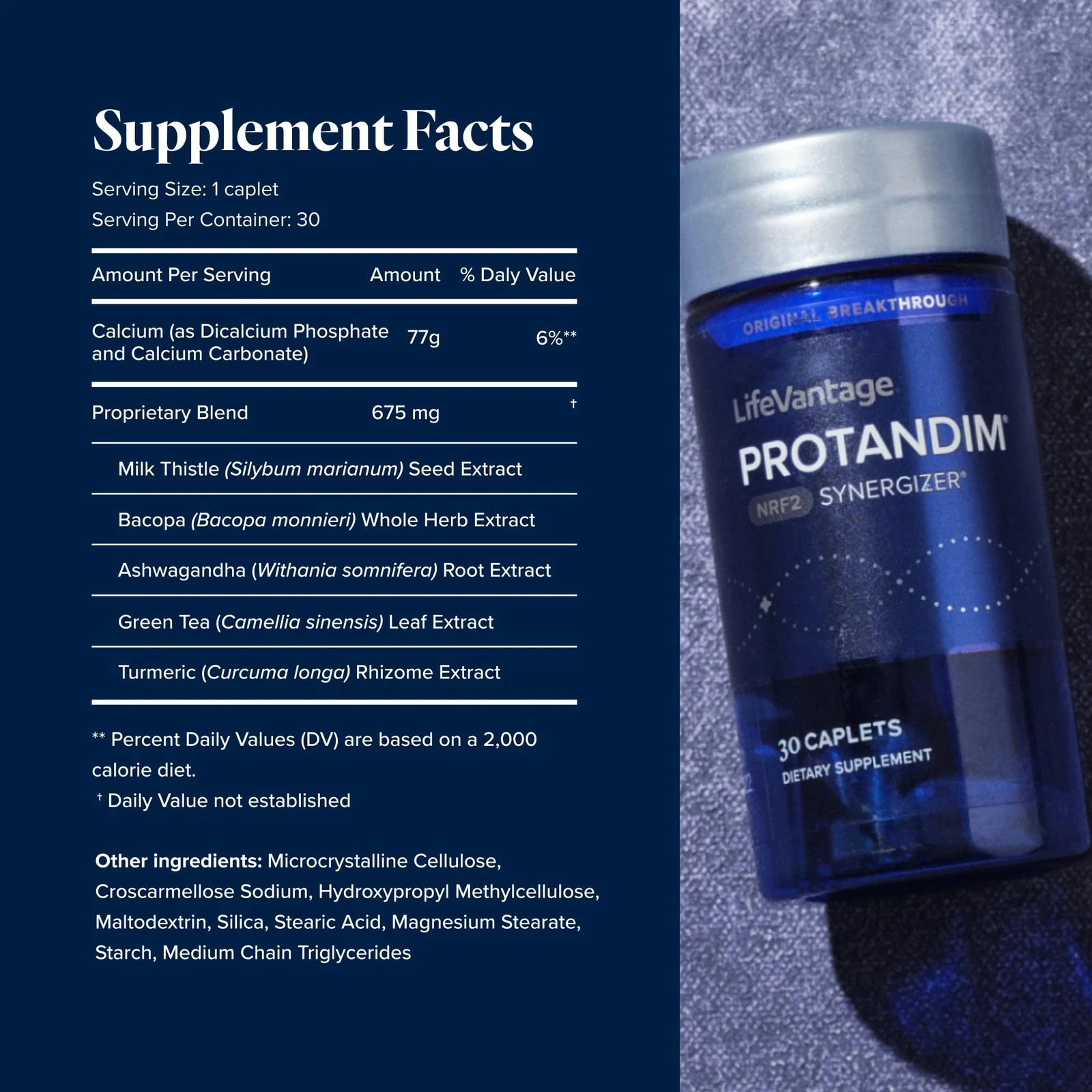LifeVantage Protandim NRF2 Synergizer – 3-Pack (30 Caplets Each)