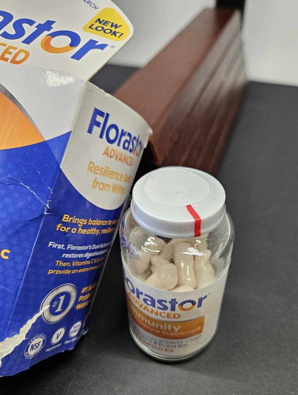 Florastor ADVANCED IMMUNITY Probiotic & Immune supplement 30Ct Exp 11/27