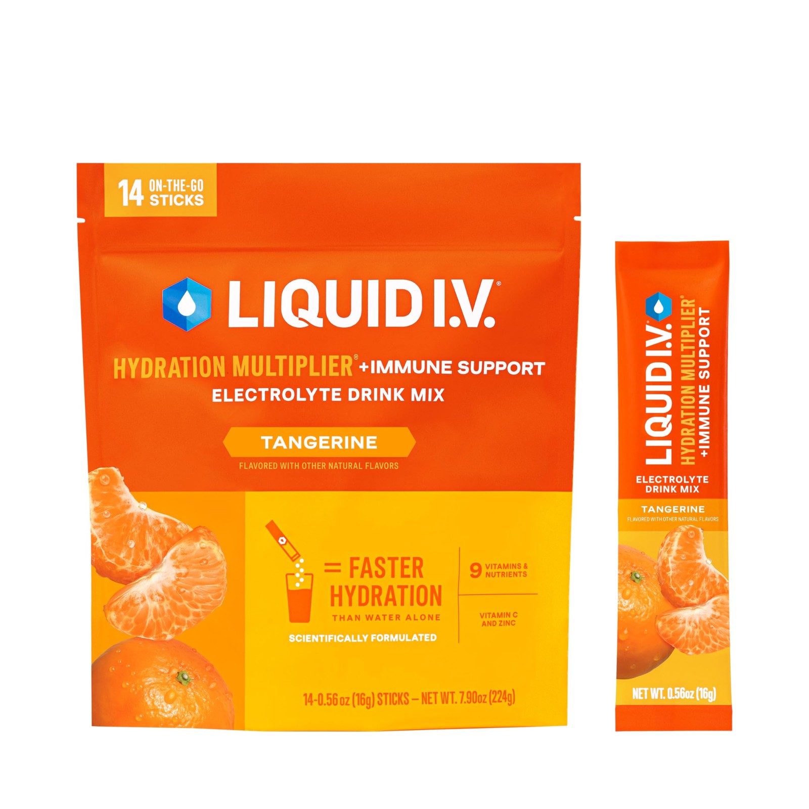 Liquid I.V.® Hydration Multiplier +Immune Support – 7.9 Ounce (Pack of 1)
