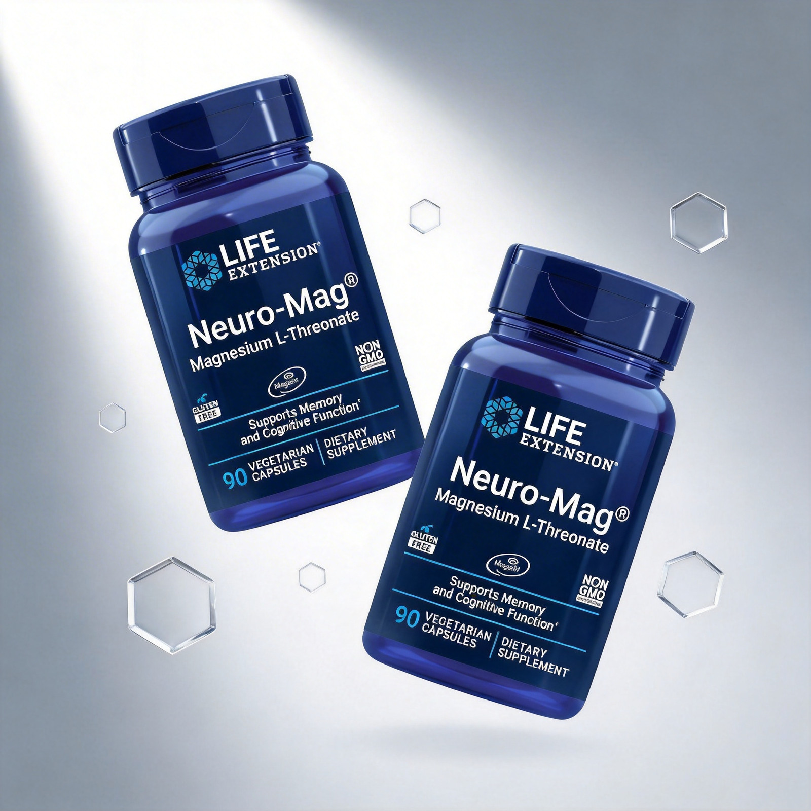 3/2 PACK Neuro-Mag Magnesium L-Threonate from 2000 mg Magtein – Life Extension