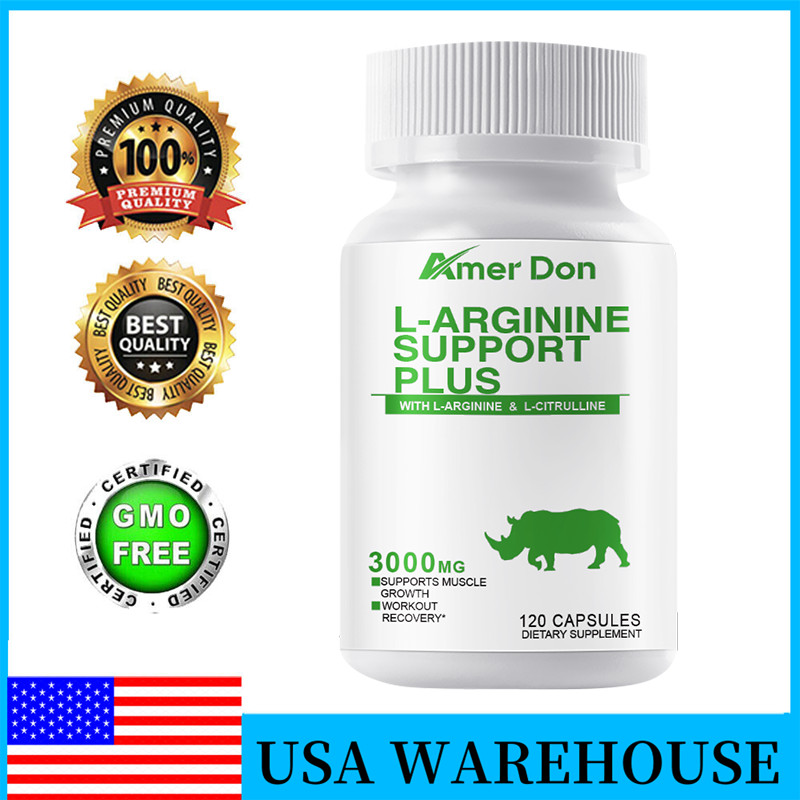 L-Arginine 3000mg Muscle Strength, Pump Testosterone Boost Men’s Health & Energy